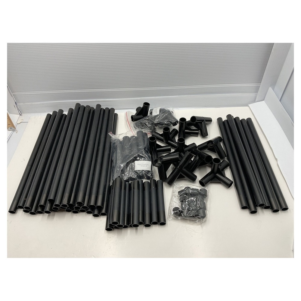 Plastic Pipe‎ Assembly Kit for Custom Storage, New, 80+ Pieces